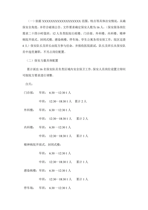 医院安保优质项目服务专业方案.docx