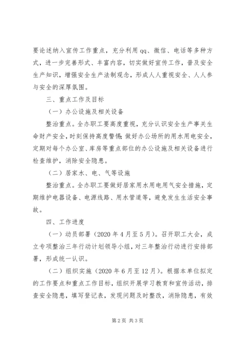 市志办安全生产专项整治工作计划.docx