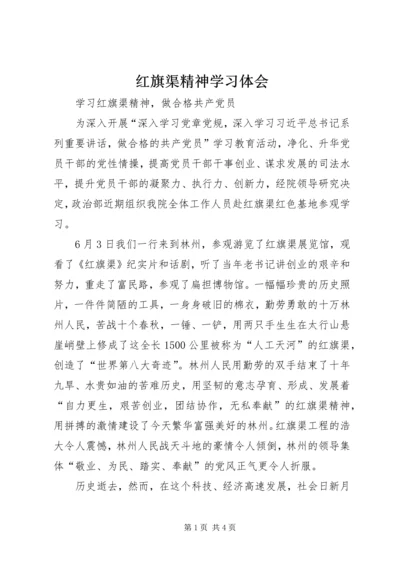 红旗渠精神学习体会_1.docx