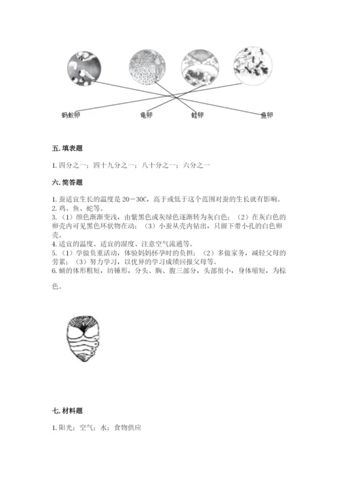 教科版小学科学三年级下册期末测试卷及完整答案【历年真题】.docx