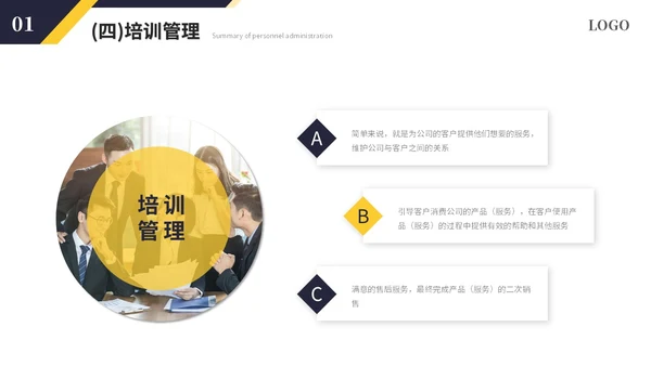简约商务黑黄人事行政年中总结年中工作总结述职ppt模板