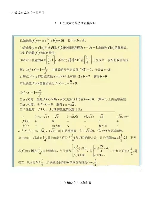 高考数学导数压轴题7大题型总结