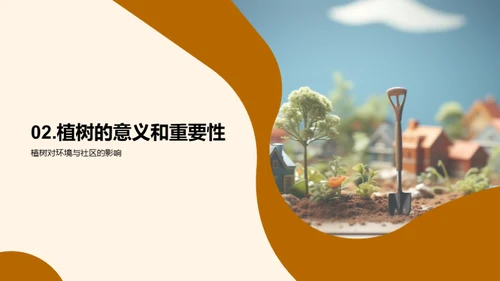 社区植树，你我共参与