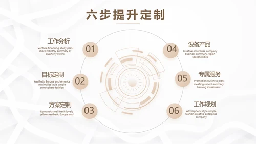 简约室内装饰设计方案工作总结PPT