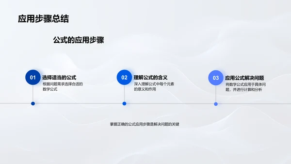高三数学公式应用PPT模板