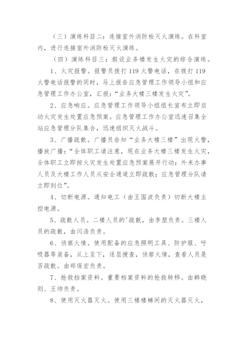 单位消防安全应急预案演练.docx