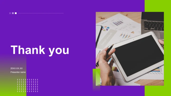 紫色商务风IT互联网工作总结汇报PPT模板