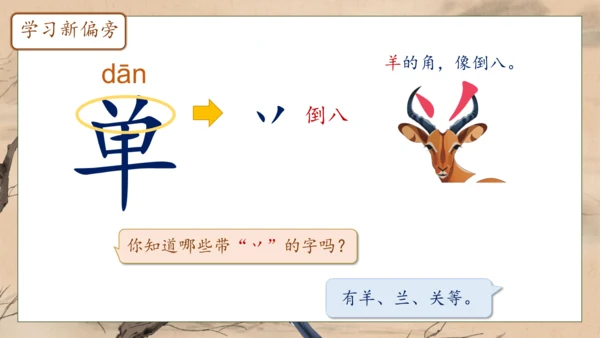 【核心素养】部编版语文一年级下册-5. 树和喜鹊 第1课时（课件）