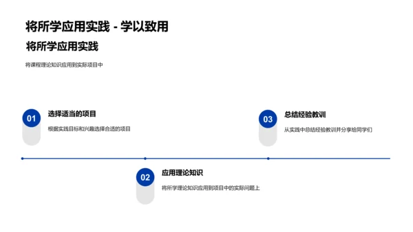 理论知识实践报告PPT模板