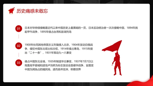 不忘历史南京大屠杀PPT模板