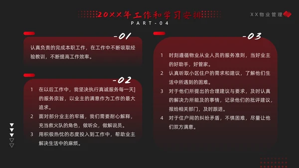 物业年终总结PPT模板