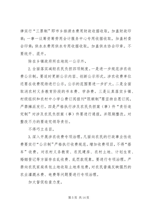 农民负担监督动员工作会发言.docx