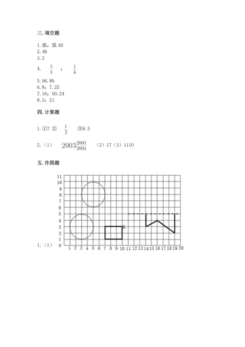 人教版六年级上册数学期末检测卷【轻巧夺冠】.docx