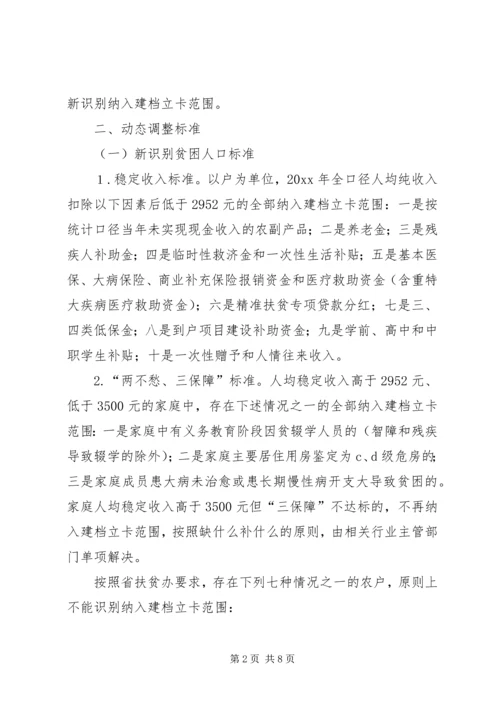 贫困人口动态调整工作方案.docx