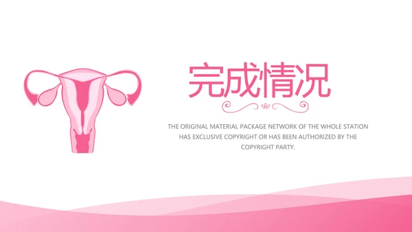 粉色简约关爱女性健康工作总结汇报动态PPT