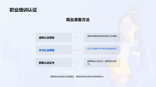 硕士生职业规划PPT模板