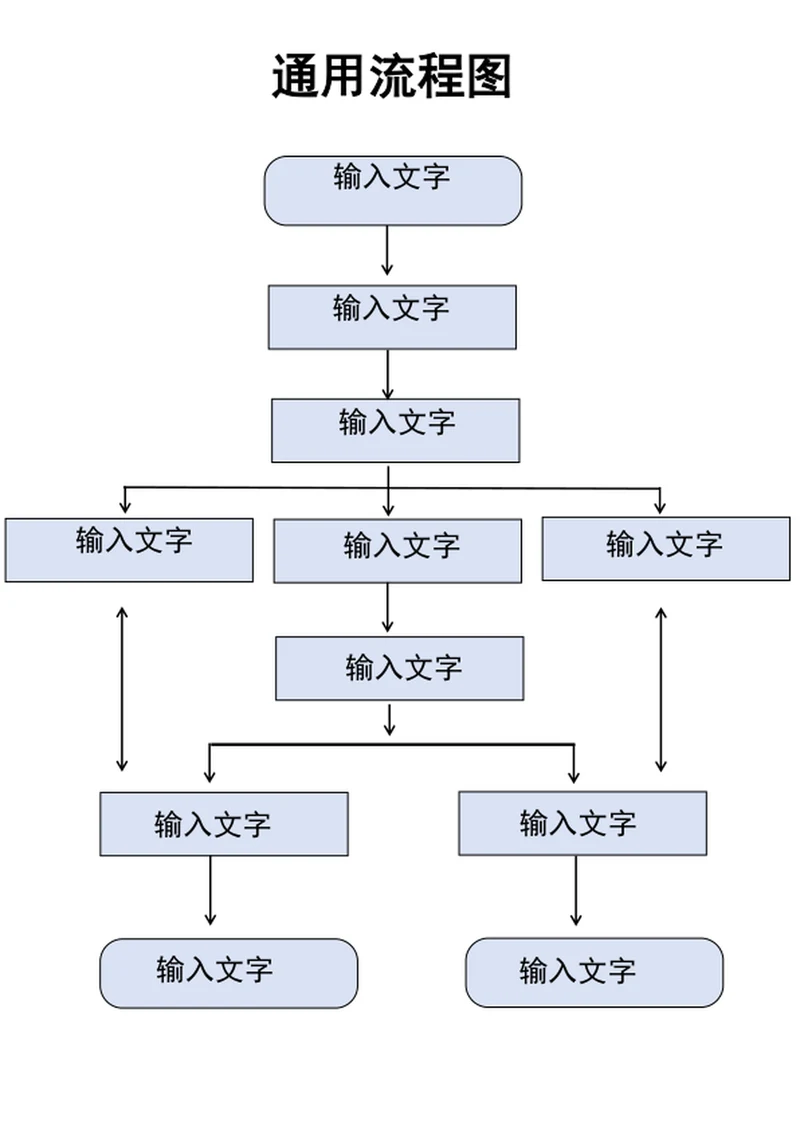 工作流程图-通用