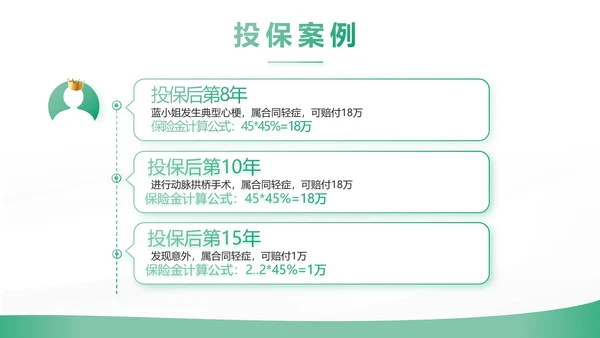 绿色简约大气保险公司工作总结计划动态PPT模板