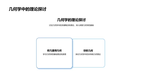 解析几何学基础PPT模板