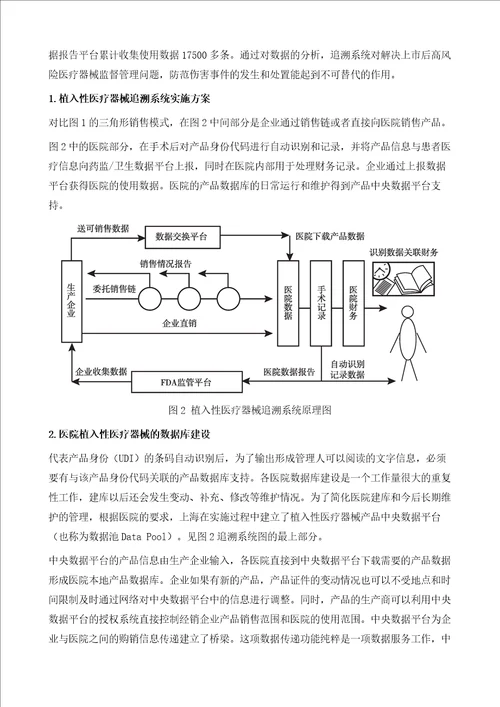 采用信息化技术加强植入性医疗器械上市后追溯管理的研究