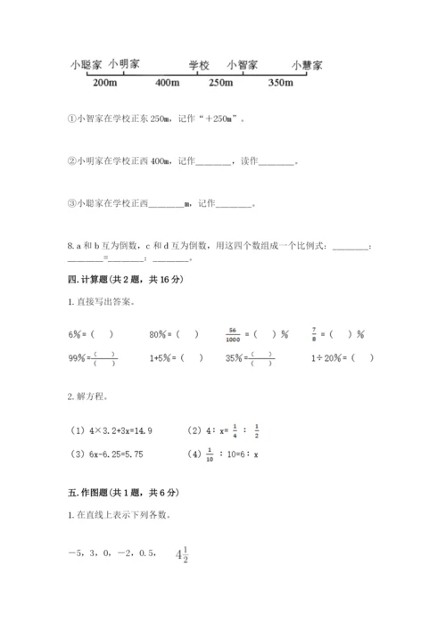 成都市新都县六年级下册数学期末测试卷1套.docx