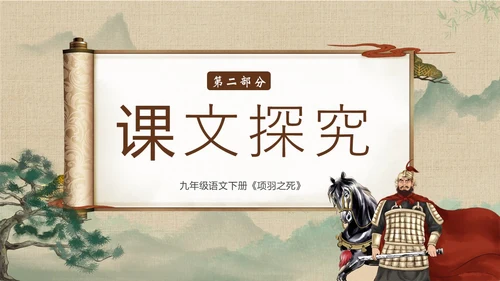 九年级语文下册项羽之死说课PPT课件