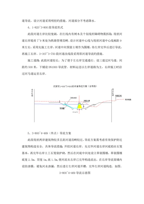 河道开挖专题方案.docx