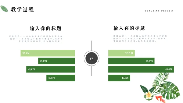 清新绿色教师说课通用PPT模板