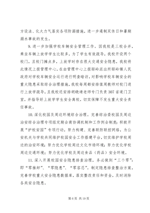 骔岭镇中心小学20XX年第一季度安全生产大检查实施方案 (4).docx