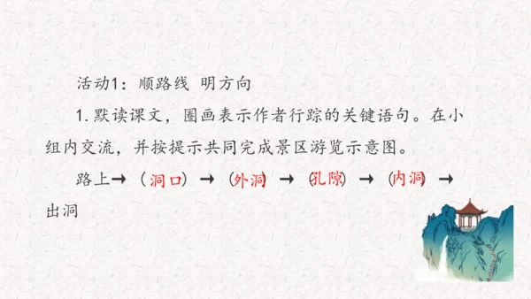 《记金华的双龙洞》课件