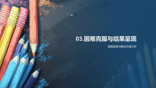 专业难题攻克报告PPT模板