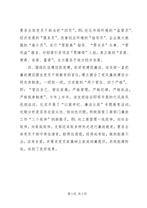 工商所党建工作经验交流材料.docx