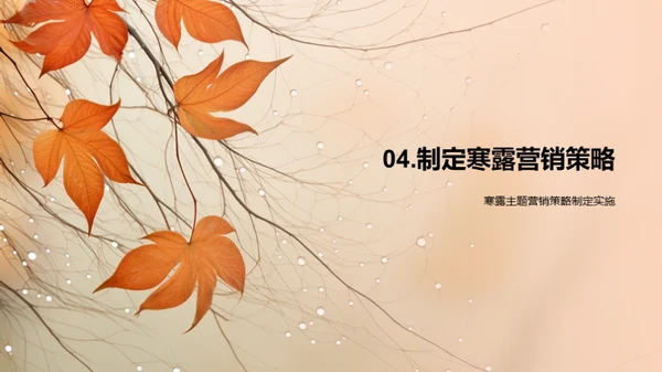 寒露营销策略