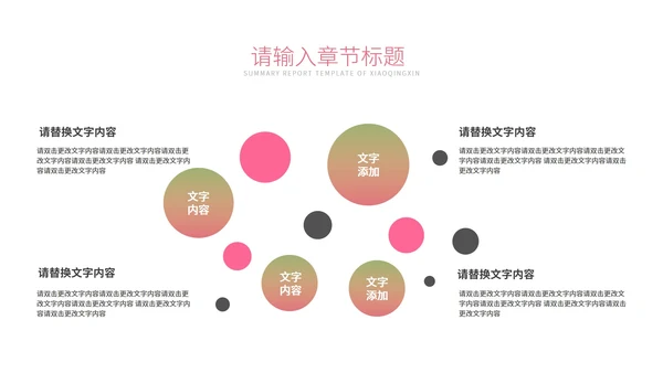 绿色小清新植物工作总结汇报PPT模板