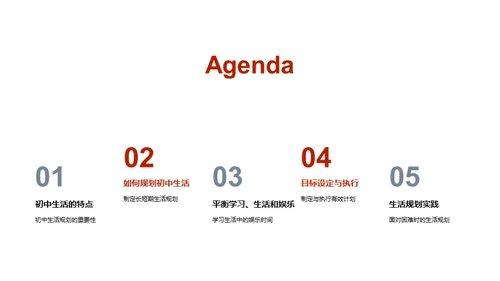 初中生活掌控术