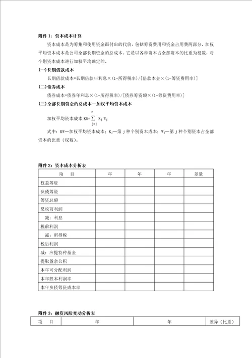 公司融资管理制度