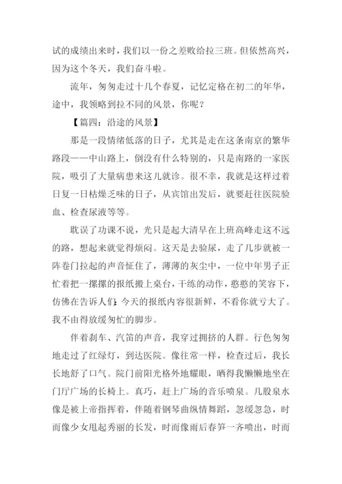 沿途的风景作文600字.docx