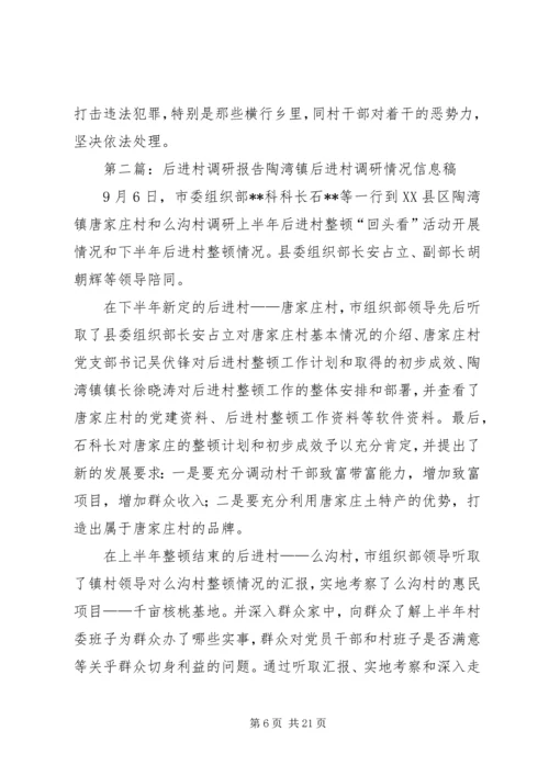 后进村调研报告1.docx
