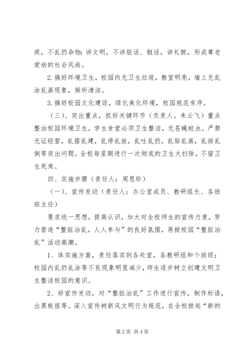 达依中心小学“整脏治乱”实施方案 (5).docx