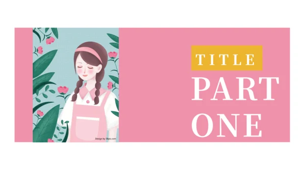 女孩个人简历自我介绍通用PPT模板