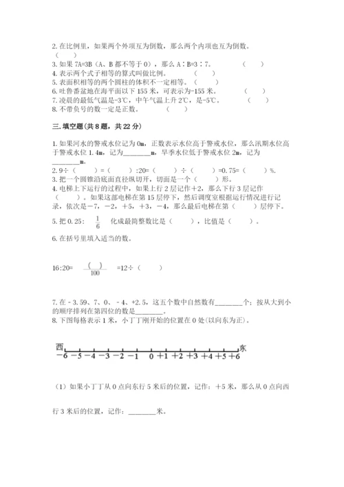 小升初数学期末测试卷及完整答案【名校卷】.docx