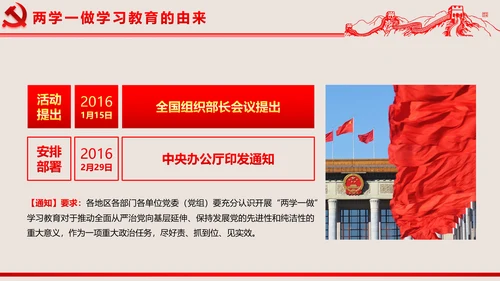2016两学一做学习教育宣讲课件ppt
