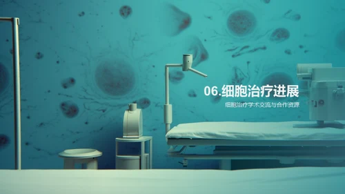 商务风生物医疗教学课件PPT模板