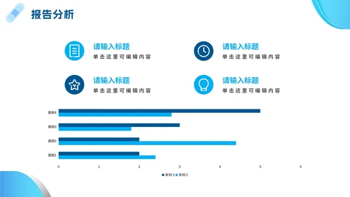 蓝色渐变简约实景医学研究学术报告PPT模板