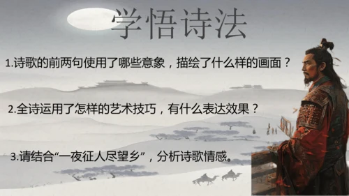 第三单元 课外古诗司诵读之《夜上受降城闻笛》课件(共20张PPT)