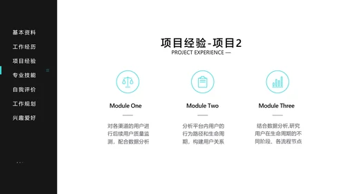 黑白极简风个人简历撰写指南