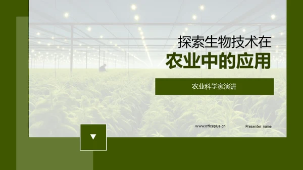 探索生物技术在农业中的应用