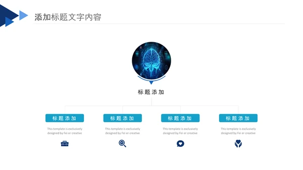 医学类通用医疗大脑研究工作报告ppt模板