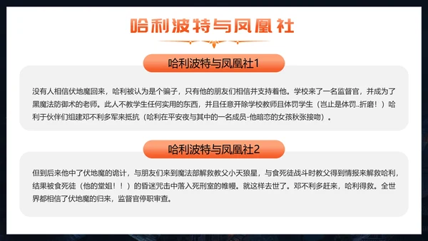穿越哈利波特魔法世界PPT模板