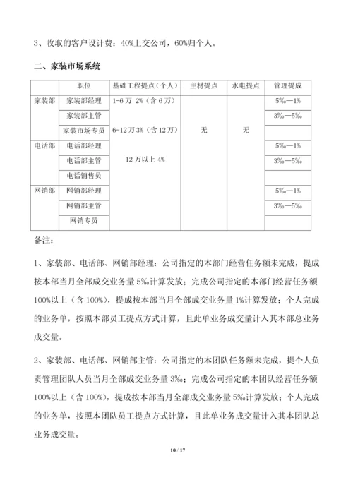 装饰公司薪酬与绩效考核管理体系规定.docx